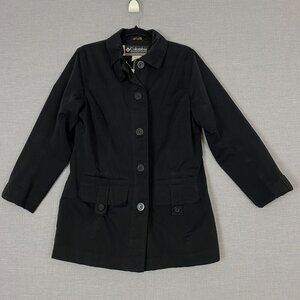 Columbia Birding Jacket Women's Small Black Fully Lined